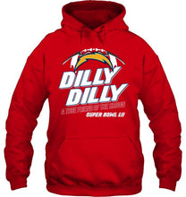 Load image into Gallery viewer, los angeles chargers dilly dilly true friend of crown national champions shirt