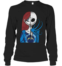 Load image into Gallery viewer, los angeles chargers Jack Skellington Sally halloween fan simpson shirt