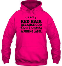 Load image into Gallery viewer, Great husbands aren't born great they are made great by great redheads shirt