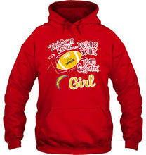 Load image into Gallery viewer, touch down lovin defense yellin team supportin Los Angeles Chargers girl shirt
