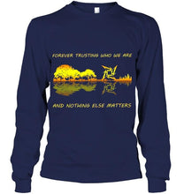 Load image into Gallery viewer, Forever trusting who we are and nothing else matter metallica jungle guitar hoodie