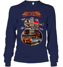 Load image into Gallery viewer, Hellyeah guitar images band member signed for fan t shirt