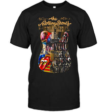 Load image into Gallery viewer, The rolling stones no filter tour 2019 guitar images shape signed shirt