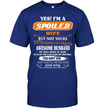 Load image into Gallery viewer, Spoiled wife but not your property of awesome husband born in June T Shirt