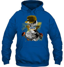 Load image into Gallery viewer, Fear the Los Angeles Chargers jack skellington halloween harvest field shirt