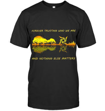 Load image into Gallery viewer, Forever trusting who we are and nothing else matter metallica jungle guitar hoodie