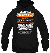 Load image into Gallery viewer, Spoiled wife but not your property of awesome husband born in November T Shirt