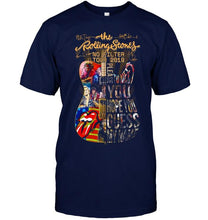 Load image into Gallery viewer, The rolling stones no filter tour 2019 guitar images shape signed shirt
