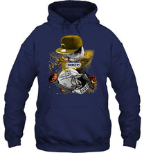 Load image into Gallery viewer, Fear the Los Angeles Chargers jack skellington halloween harvest field shirt