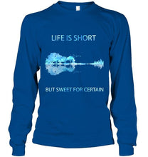 Load image into Gallery viewer, Life is short but sweet for certain Dave Matthews Band jungle guitar T Shirt