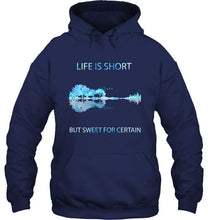 Load image into Gallery viewer, Life is short but sweet for certain Dave Matthews Band jungle guitar T Shirt