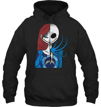 Load image into Gallery viewer, los angeles chargers Jack Skellington Sally halloween fan simpson shirt