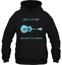 Load image into Gallery viewer, Life is short but sweet for certain Dave Matthews Band jungle guitar T Shirt