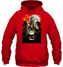 Load image into Gallery viewer, Los Angeles Chargers halloween freddy krueger jason michael myers fan shirt