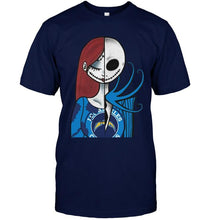 Load image into Gallery viewer, los angeles chargers Jack Skellington Sally halloween fan simpson shirt