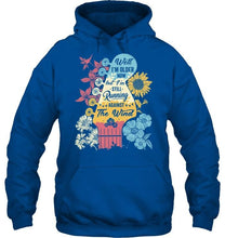 Load image into Gallery viewer, Guitar Flower Well I'm older now but i'm still running against the wind Black T Shirt