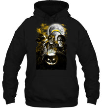 Load image into Gallery viewer, Los Angeles Chargers halloween freddy krueger jason michael myers fan shirt