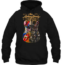Load image into Gallery viewer, The rolling stones no filter tour 2019 guitar images shape signed shirt
