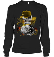 Load image into Gallery viewer, Fear the Los Angeles Chargers jack skellington halloween harvest field shirt