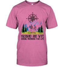 Load image into Gallery viewer, Husband and wife hiking partners for life Ash T Shirt