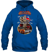 Load image into Gallery viewer, Hellyeah guitar images band member signed for fan t shirt