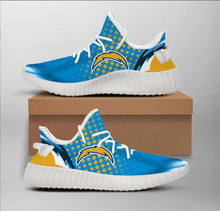 Load image into Gallery viewer, nfl los angeles chargers team big logo yeezy boost 350 v2