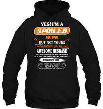 Load image into Gallery viewer, Spoiled wife but not your property of awesome husband born in September T Shirt