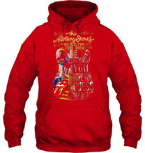 Load image into Gallery viewer, The rolling stones no filter tour 2019 guitar images shape signed shirt