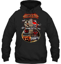 Load image into Gallery viewer, Hellyeah guitar images band member signed for fan t shirt
