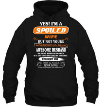 Load image into Gallery viewer, Spoiled wife but not your property of awesome husband born in March T Shirt