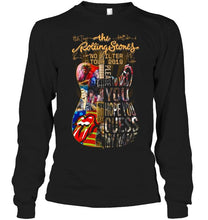 Load image into Gallery viewer, The rolling stones no filter tour 2019 guitar images shape signed shirt
