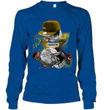 Load image into Gallery viewer, Fear the Los Angeles Chargers jack skellington halloween harvest field shirt