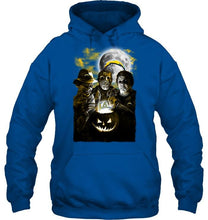Load image into Gallery viewer, Los Angeles Chargers halloween freddy krueger jason michael myers fan shirt