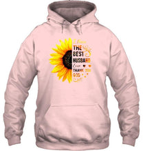 Load image into Gallery viewer, Sunflower I have the best husband ever thank you god White T Shirt