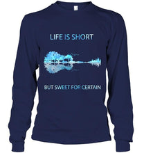 Load image into Gallery viewer, Life is short but sweet for certain Dave Matthews Band jungle guitar T Shirt