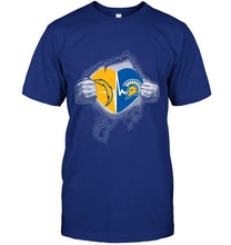 Load image into Gallery viewer, Los Angeles Chargers San Jose State Spartans love heartbeat ripped shirt