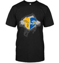 Load image into Gallery viewer, Los Angeles Chargers San Jose State Spartans love heartbeat ripped shirt